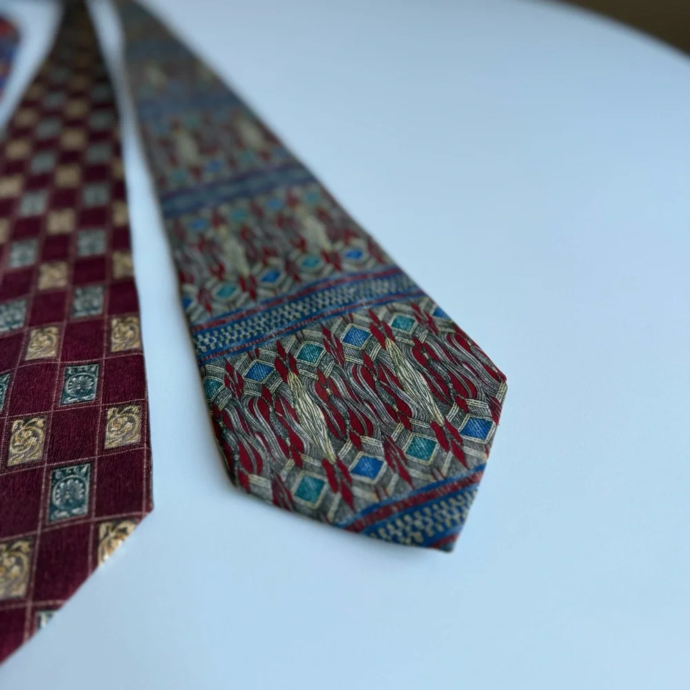 Lot of 3 Vintage Silk Tie J. Garcia Collector’s Edition Metropolitan Museum Art